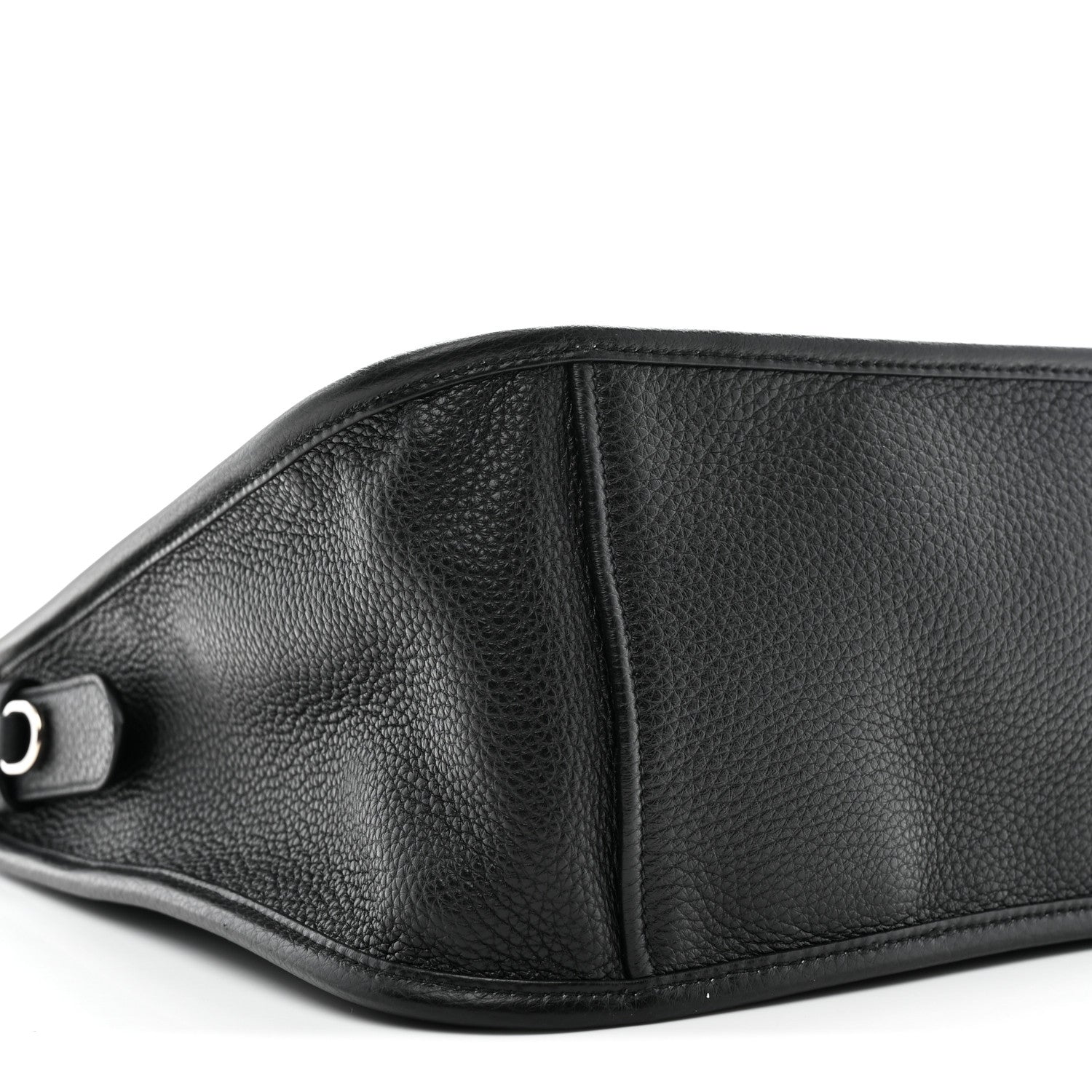Prada Vitello Daino Soft Hobo Messenger Bag Black 9 of 10