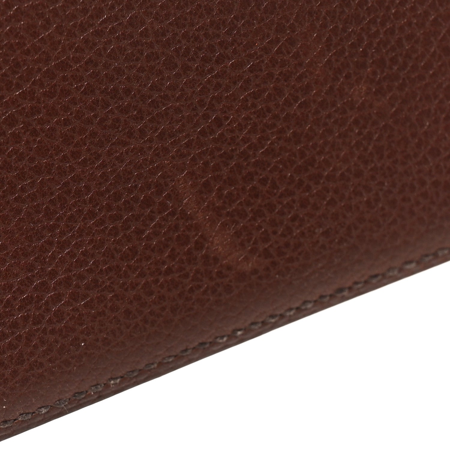Hermes Evercolor Citizen Twill Long Wallet Chocolate 1873903