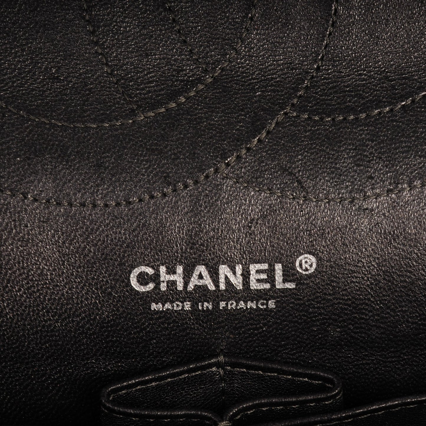 Aged Calfskin Quilted 2.55 Reissue 227 Flap Black