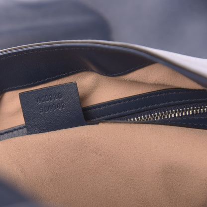 Gucci Calfskin Sequin Embroidered Extra Large Dionysus Hobo Dark Blue 9 of 10