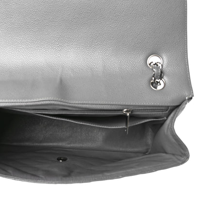 Chanel Caviar Quilted Maxi Single Flap Grey 5 of 11
