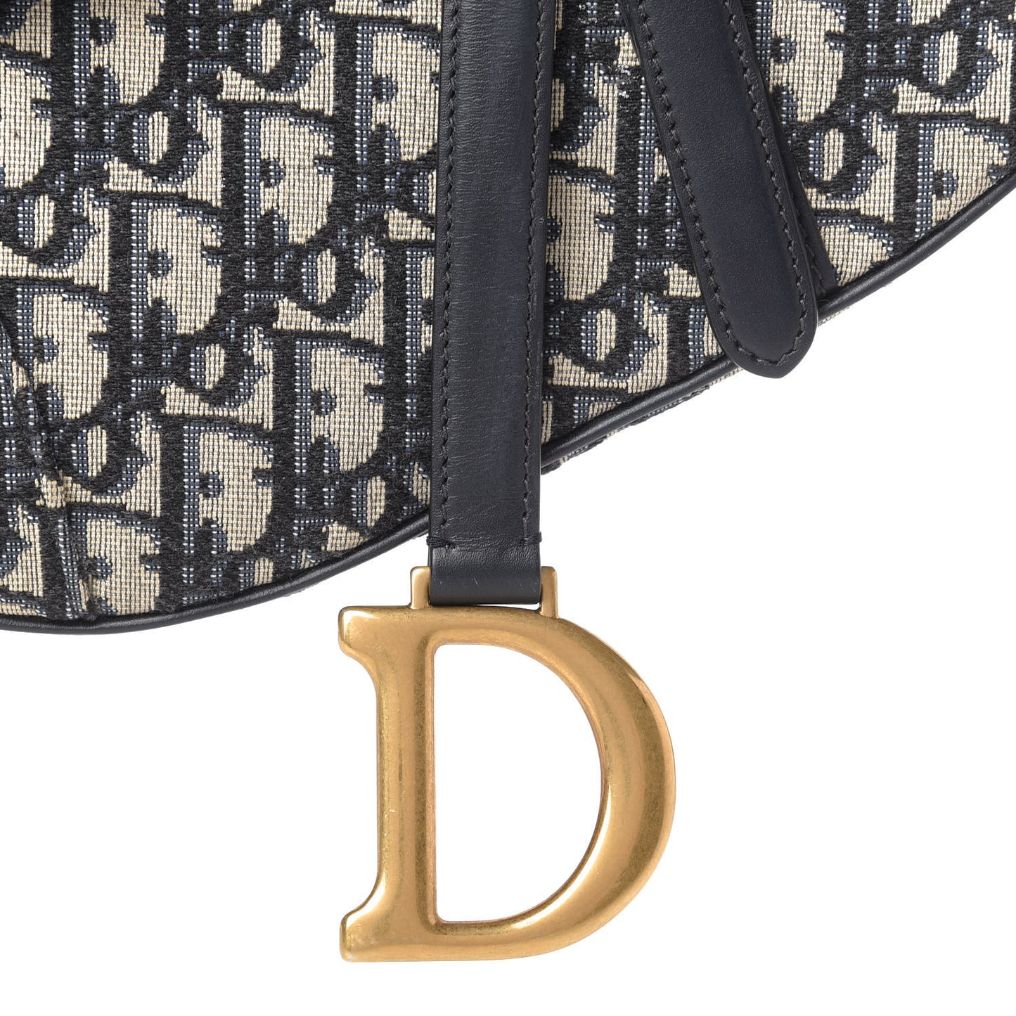 Oblique Saddle Bag Blue