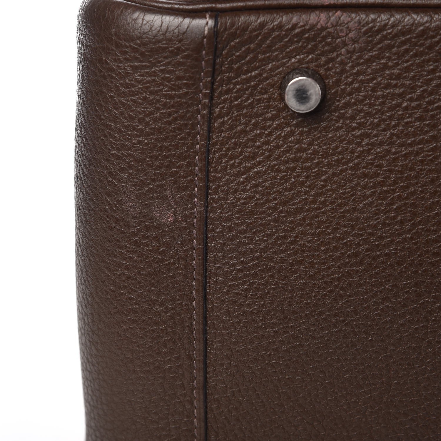 Hermes Taurillon Clemence Lindy 34 Chocolate 11 of 12