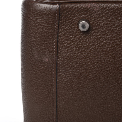 Hermes Taurillon Clemence Lindy 34 Chocolate 11 of 12