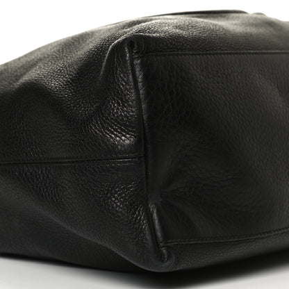 Gucci Pebbled Calfskin Medium Soho Chain Shoulder Bag Black 9 of 14