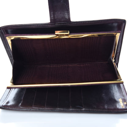 Chanel Caviar Timeless CC French Wallet Burgundy 11 of 14