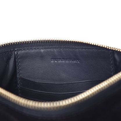 Burberry Suede Bow Buckle Crossbody Bag Black 6 of 9