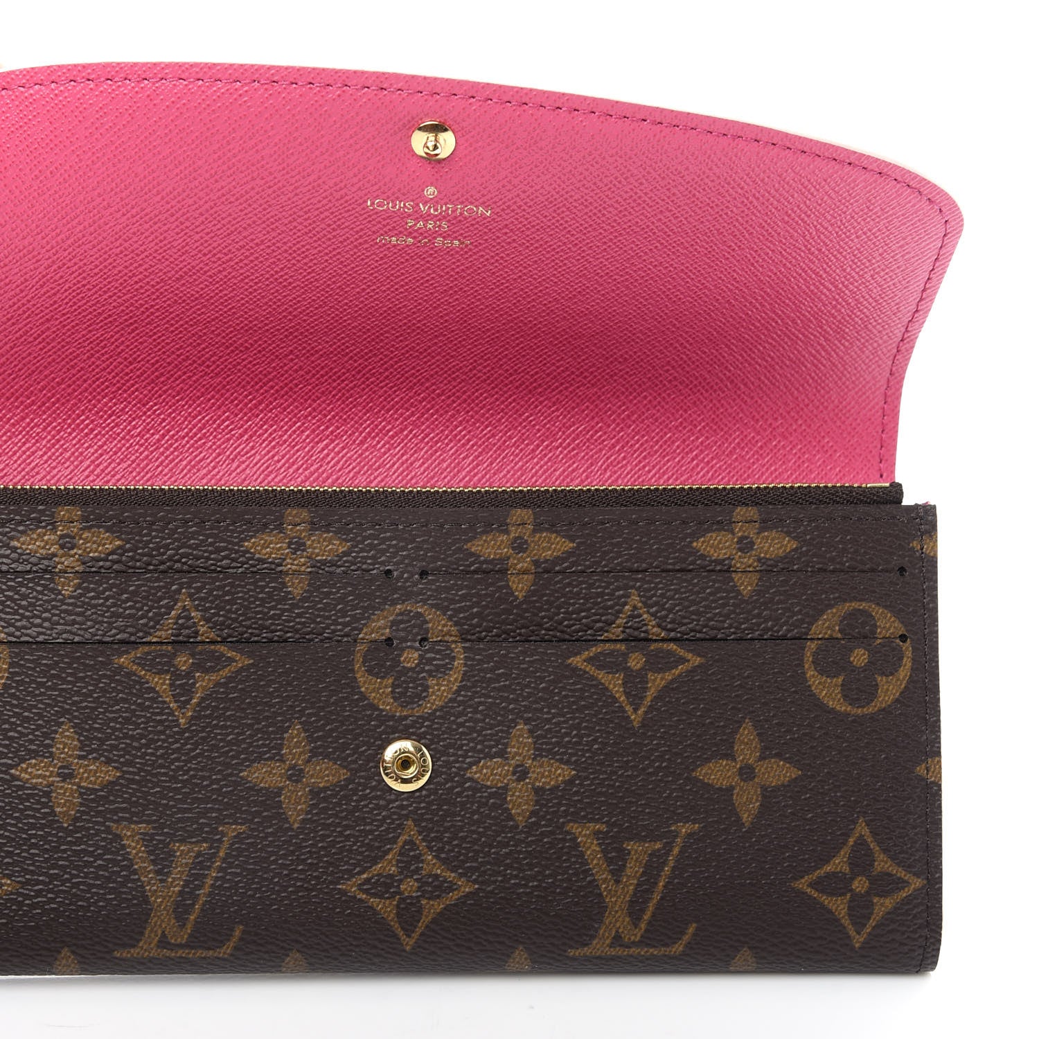 Louis Vuitton Monogram Bloom Flower Emilie Wallet 6 of 8