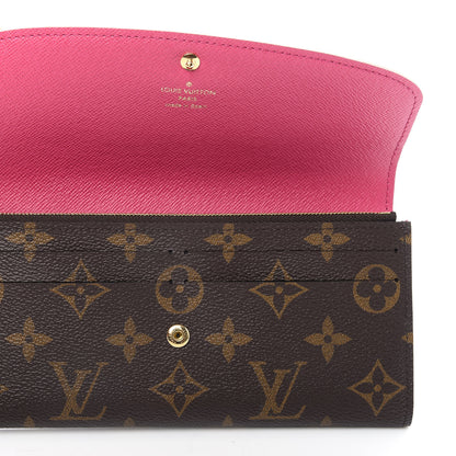 Louis Vuitton Monogram Bloom Flower Emilie Wallet 6 of 8