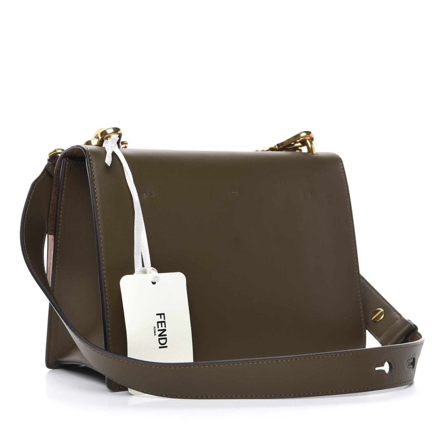 Fendi Vitello Grace Matte F is Fendi Kan U Shoulder Bag Wood 2 of 9