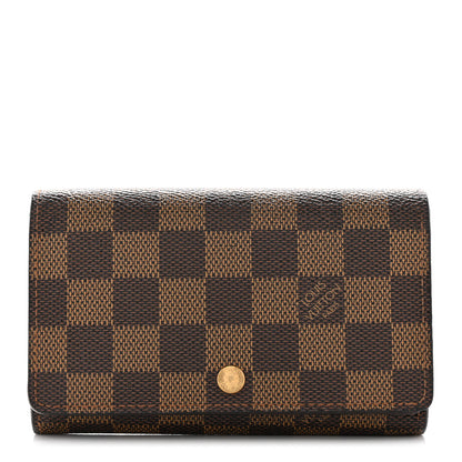Louis Vuitton Damier Ebene Porte-Monnaie Billets Tresor Wallet 1 of 13