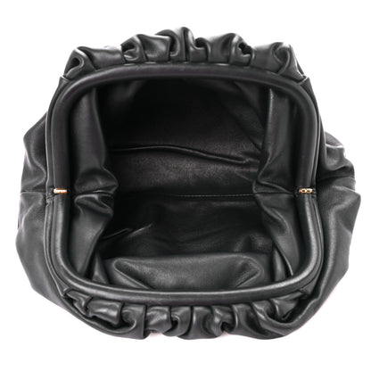 Bottega Veneta Smooth Butter Calf Teen Pouch Black 5 of 11
