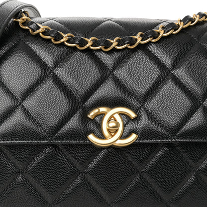 Chanel Shiny Caviar Quilted Small Flap Black 8 of 11