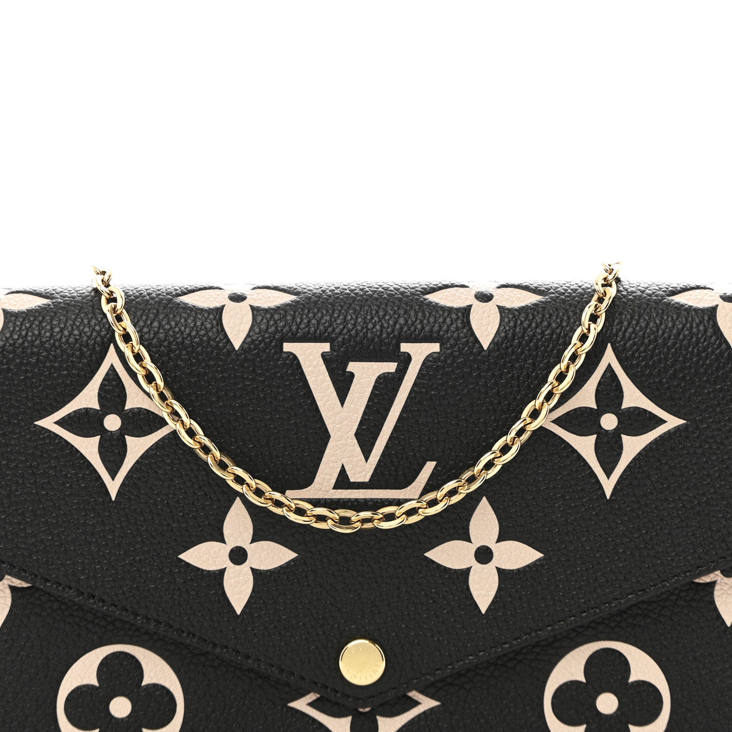 Empreinte Monogram Giant Felicie Pochette Black Beige