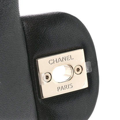 Chanel Lambskin Quilted Mini Square Flap Black 6 of 13