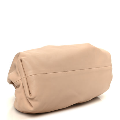 Bottega Veneta Smooth Butter Calf The Pouch Oversized Clutch Nude 4 of 11
