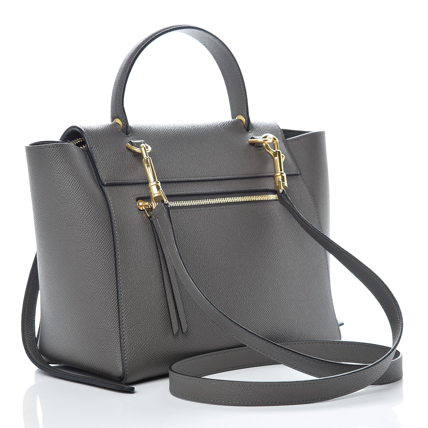 Celine Baby Grained Calfskin Micro Belt Bag Grey 2 of 11