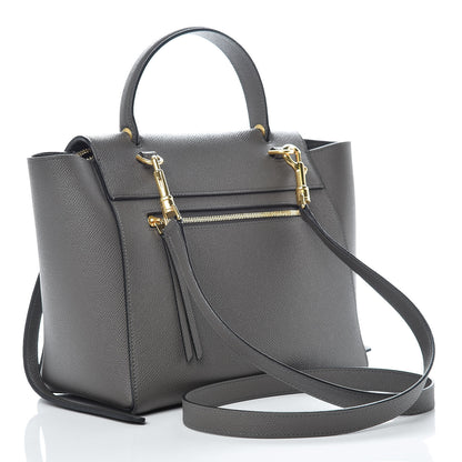 Celine Baby Grained Calfskin Micro Belt Bag Grey 2 of 11