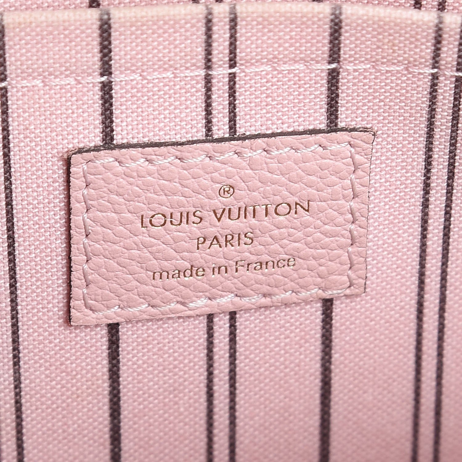 Louis Vuitton Empreinte Montaigne MM Rose Ballerine 7 of 15
