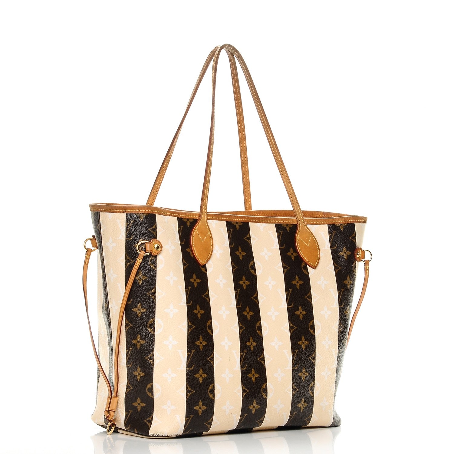 Louis Vuitton Monogram Rayures Neverfull MM 3 of 6