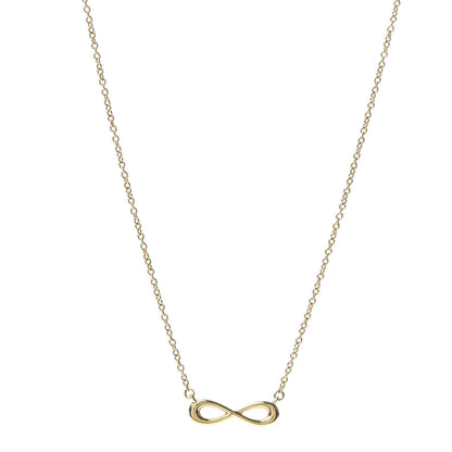 Tiffany 18K Yellow Gold Infinity Pendant Necklace 1 of 5