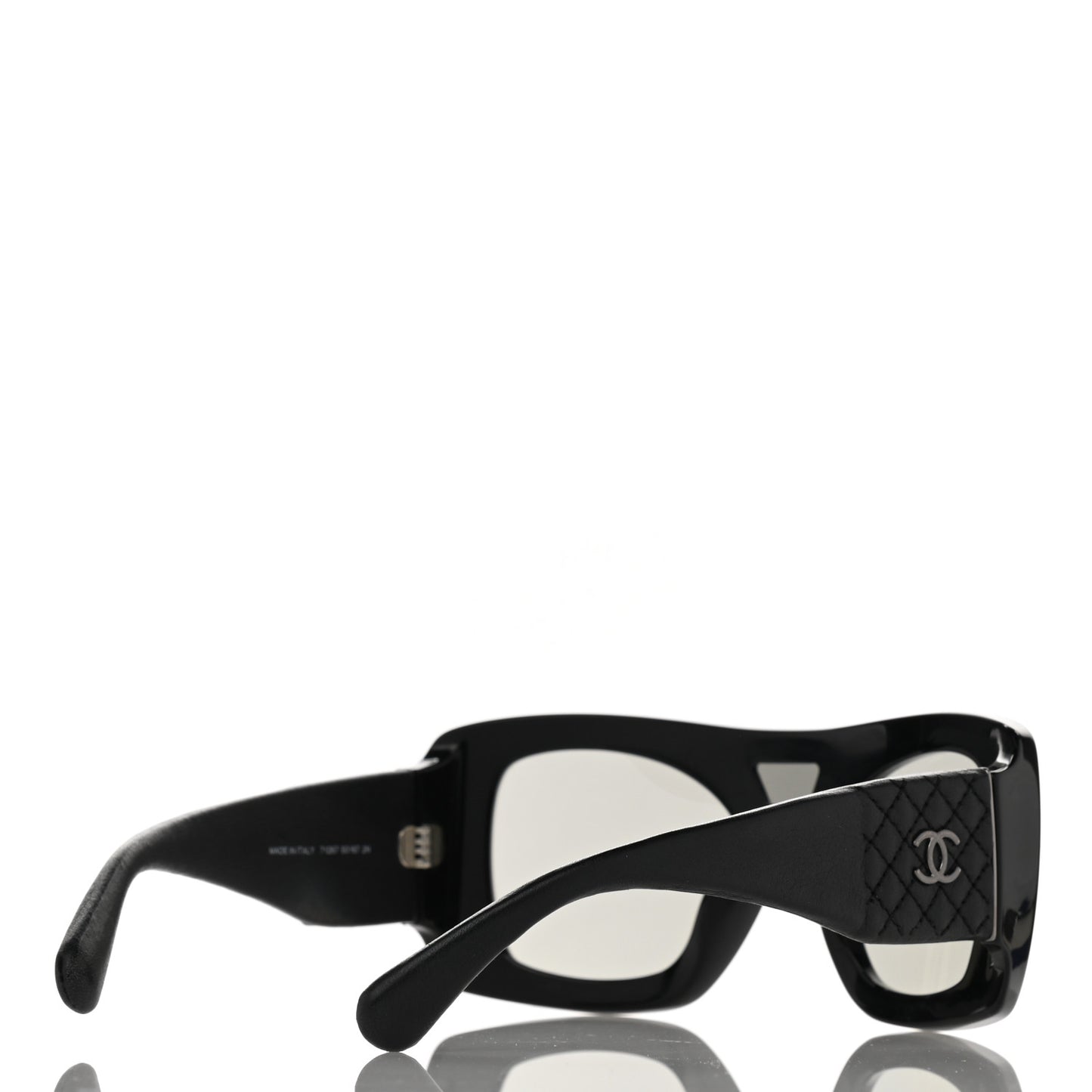 Lambskin Shield Quilted Sunglasses 71267 Black