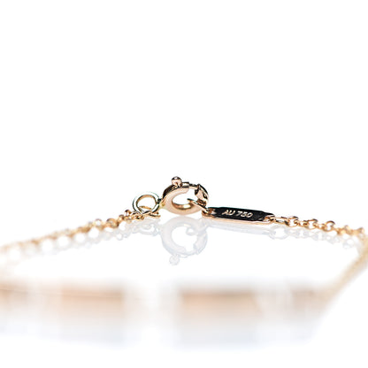 Tiffany 18K Rose Gold Diamond Atlas Bar Pierced Bracelet 3 of 5