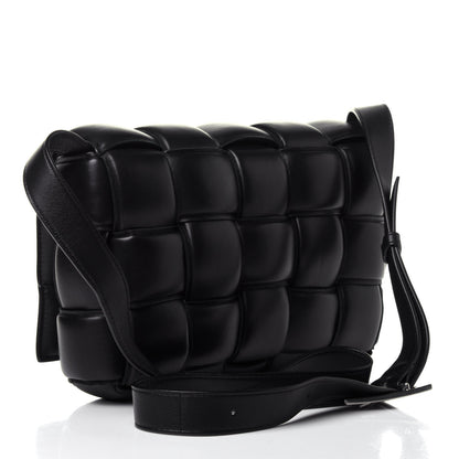Bottega Veneta Nappa Maxi Intreccio Padded Cassette Crossbody Bag Black 2 of 4