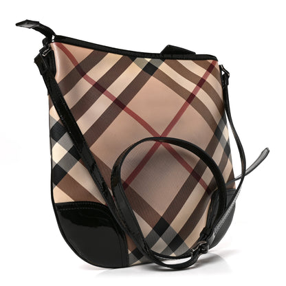 Burberry Supernova Check Small Dryden Crossbody Bag Black 3 of 9