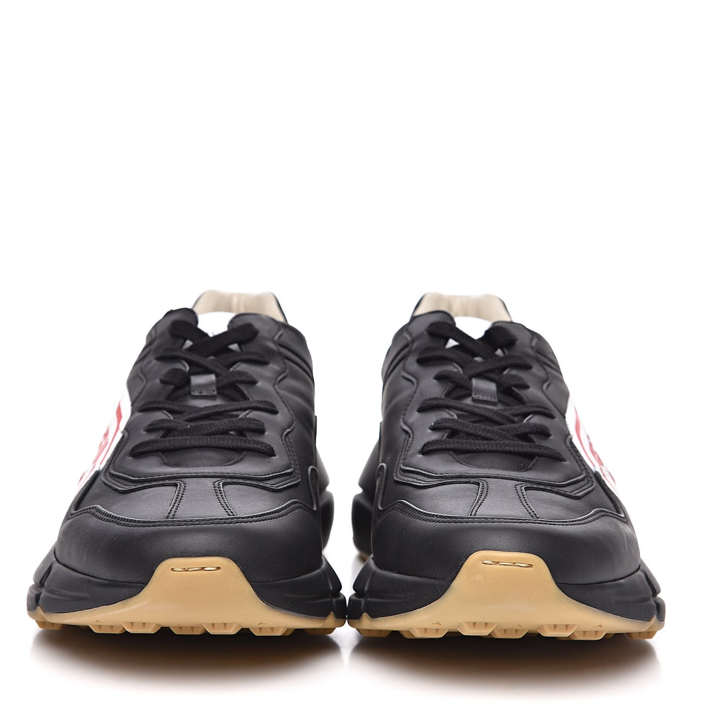X SEGA Calfskin Logo Mens Rhyton Sneakers 12.5 Black