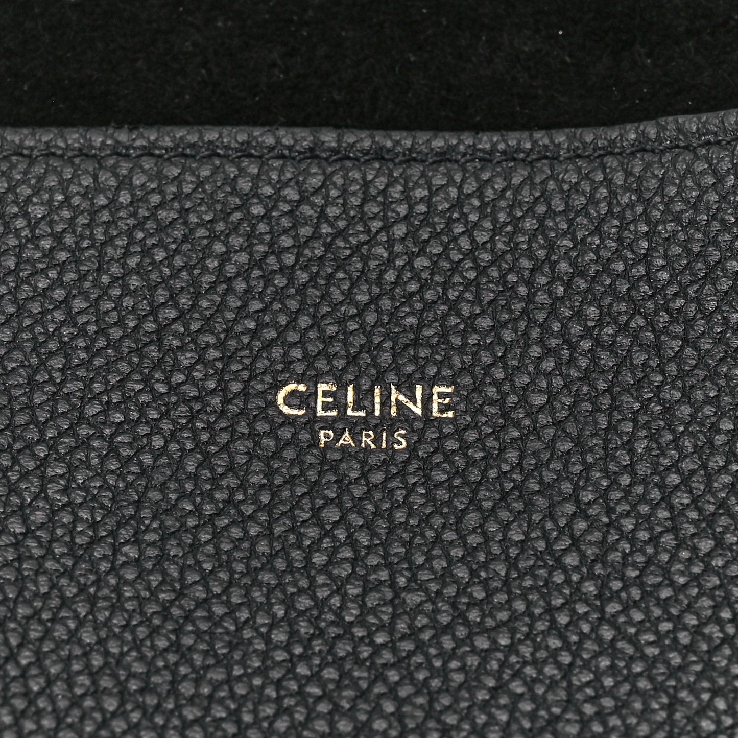 Soft Grained Calfskin Small Belt Cabas Phantom Black