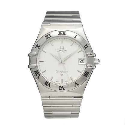 Omega Stainless Steel 33mm Constellation Quartz Watch White 1512.30 1 of 7