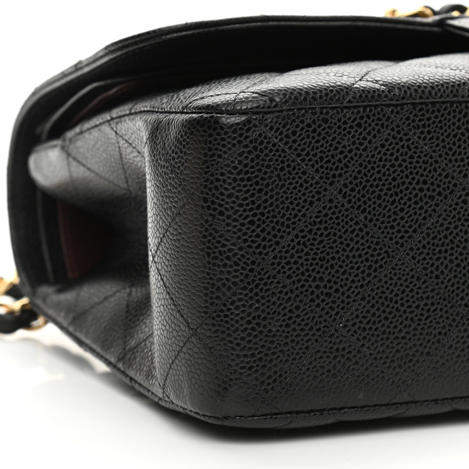 Chanel Caviar Quilted Jumbo Double Flap Black 9 of 10