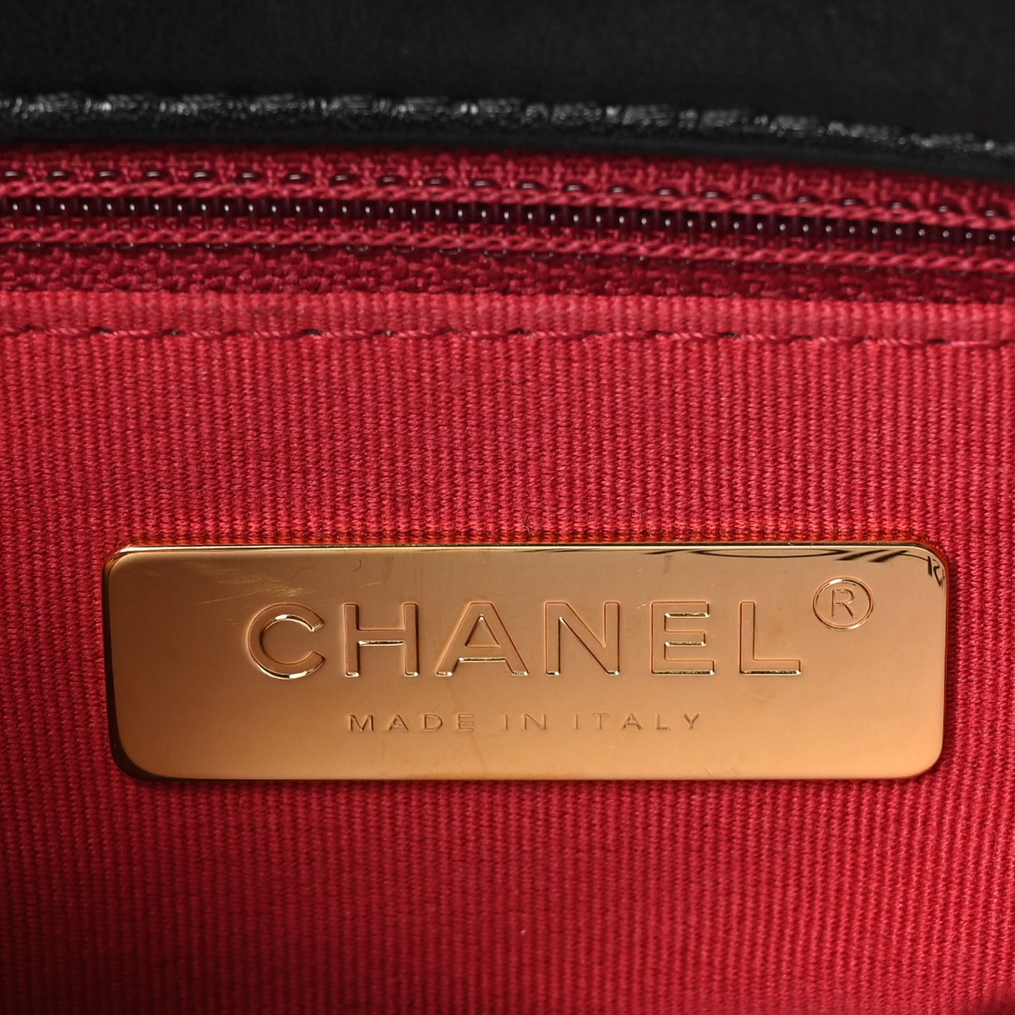 Lambskin Quilted Large Chanel 19 Flap Black