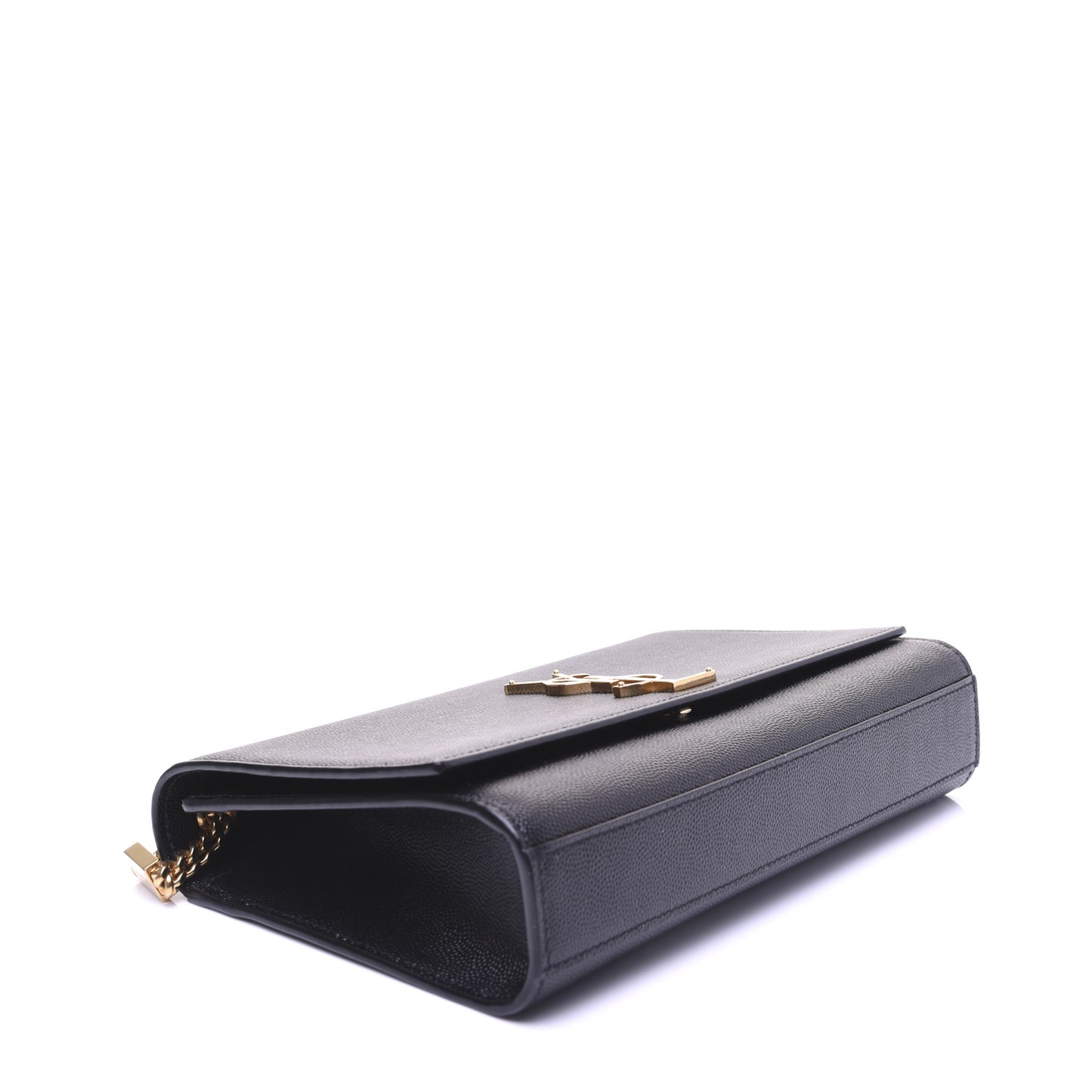 Grain De Poudre Medium Classic Monogram Kate Satchel Black