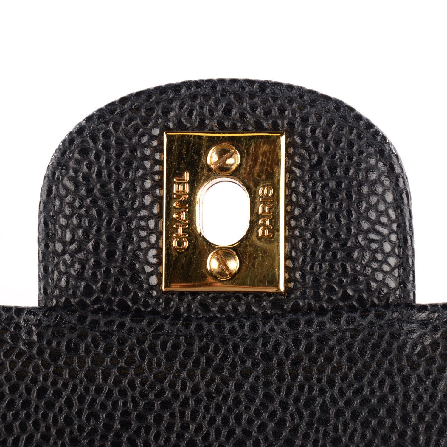 Chanel Caviar Quilted Medium Double Flap Black 8 of 9