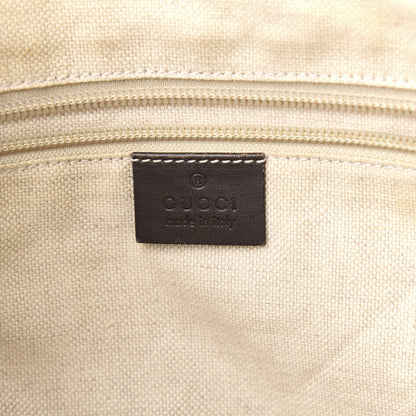 Gucci GG Supreme Monogram Medium Zippered Tote Dark Brown 5 of 27