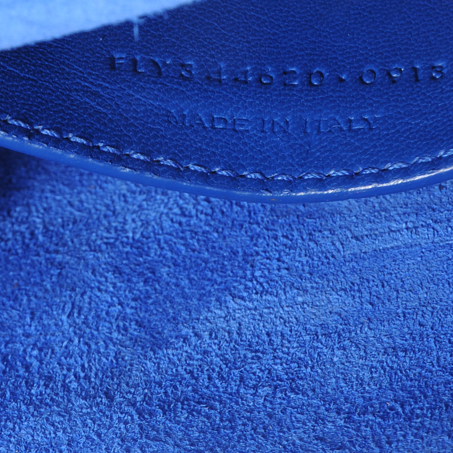 Saint Laurent Textured Leather Small Classic Monogramme Royal Blue 9 of 10