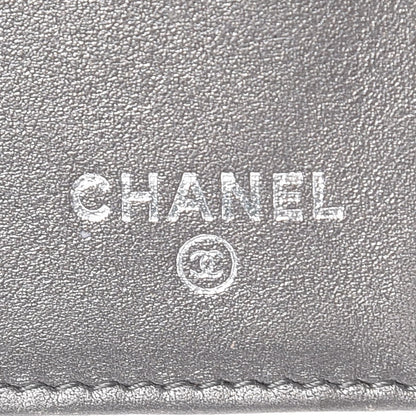 Chanel Metallic Caviar Timeless CC Large Gusset Flap Wallet Dark Silver 8 of 15
