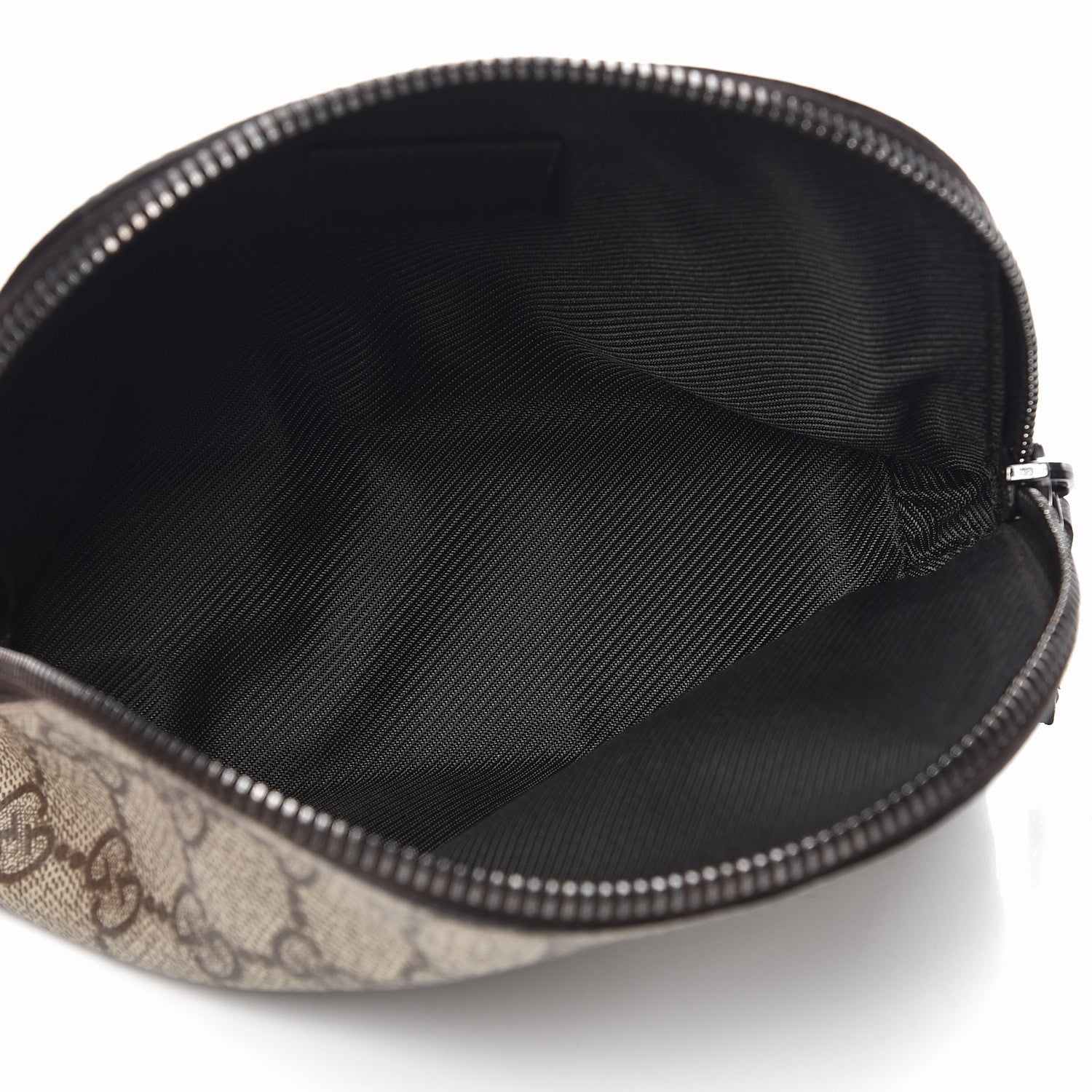 Gucci Coated Canvas Monogram Cosmetic Case Dark Brown 5 of 9