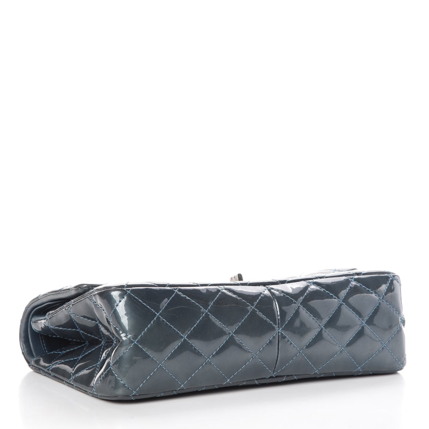 Patent Quilted 2.55 Reissue 226 Flap Blue
