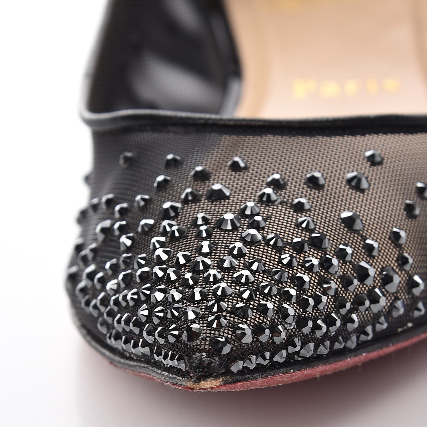 Patent Body Strass Flats 37.5 Black