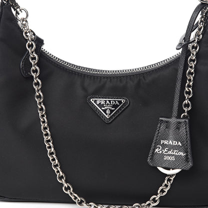 Prada Nylon Re-Edition 2005 Shoulder Bag Black 11 of 11