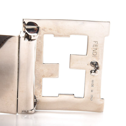 Fendi Coated Canvas FF Buckle Reversible Belt 90 36 Tobacco 3 of 5