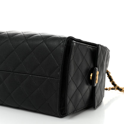 Chanel Caviar Quilted Medium Chanel 25 Handbag Black 11 of 12
