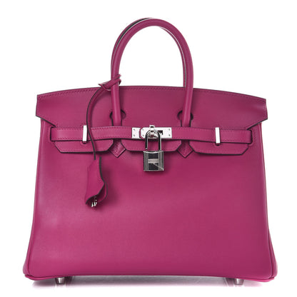 Hermes Swift Birkin 25 Rose Pourpre 1 of 35