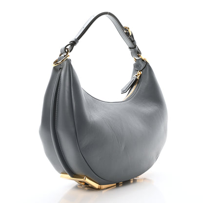 Fendi Vitello Grace Matte Small Fendigraphy Hobo Bag Tempesta 3 of 10