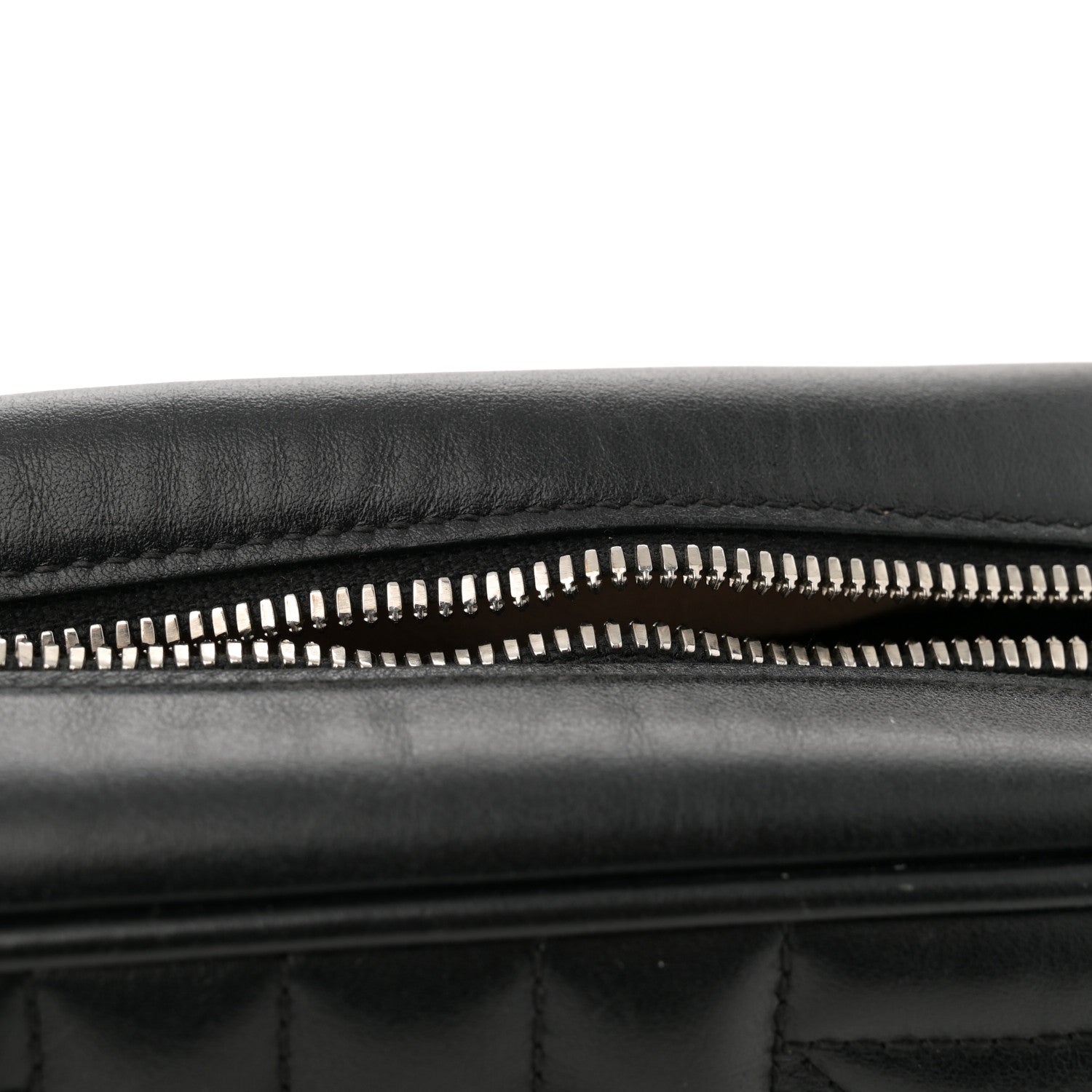Gucci Calfskin Matelasse Aria Small GG Marmont Chain Shoulder Bag Black 12 of 12