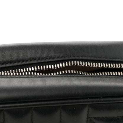 Gucci Calfskin Matelasse Aria Small GG Marmont Chain Shoulder Bag Black 12 of 12