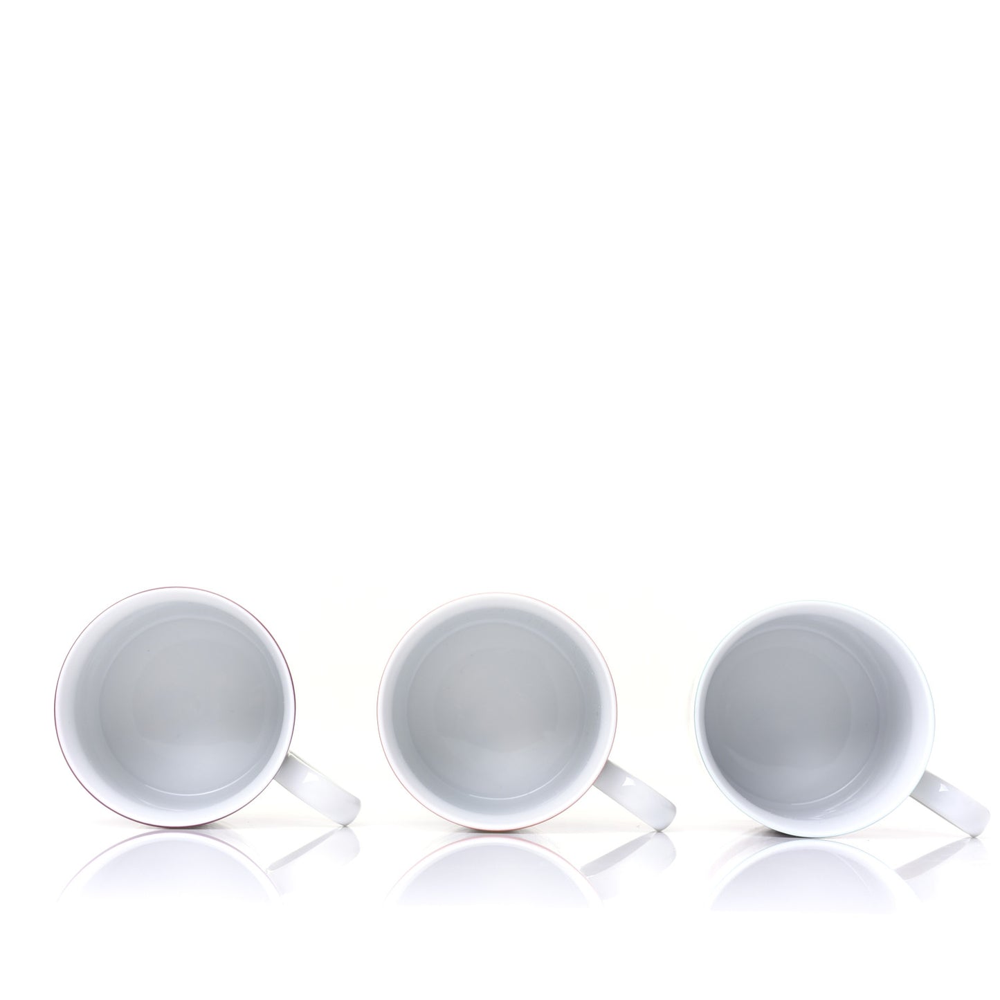 Porcelain Cheval A La Couverture Mug Set of 3
